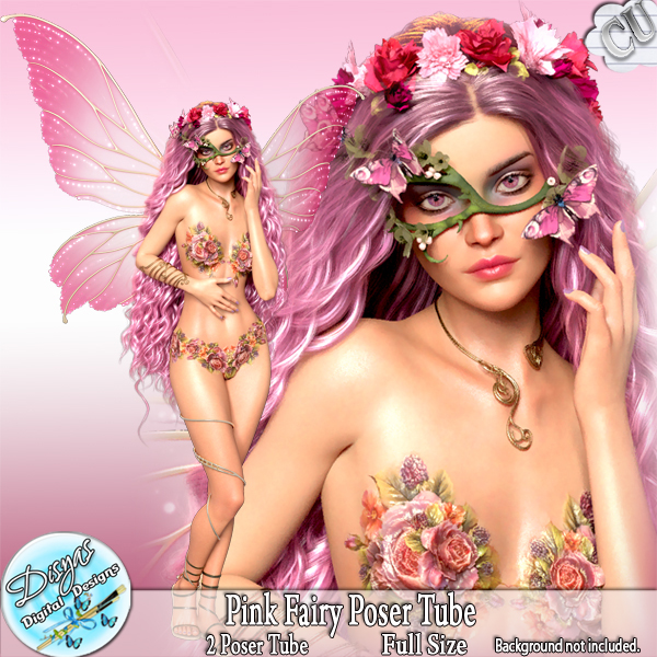 PINK FAIRY IRAY POSER TUBE CU - FS by Disyas - Click Image to Close